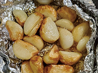 にんにくのホイル焼き