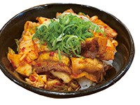 豚キムチ丼